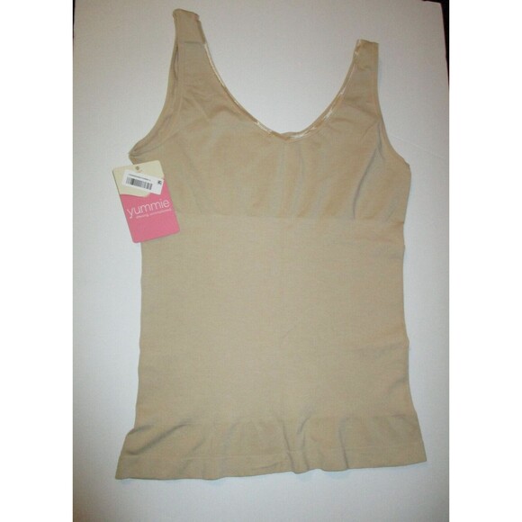Yummie by Heather Thomson Womens Sz L/XL Seamless 2-Way Shaping Tank Top Nude - Picture 2 of 10